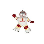USC Trojans White SC Interlock Astronaut Ornament